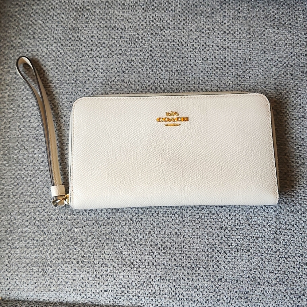 Coach zip around wallet